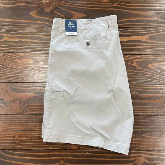 5/$20 NEW 46 Men's George Gray Tech Cargo Shorts - Picture 3 of 5